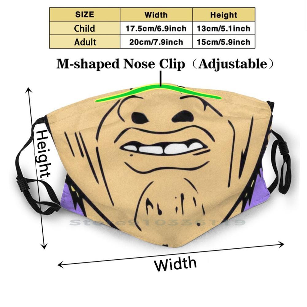 Изображение товара: Onizuka маска с принтом рта многоразовая Pm2.5 фильтр Сделай Сам маска для рта дети Onizuka рот Забавный Meme Gto Великий преподаватель Onizuka
