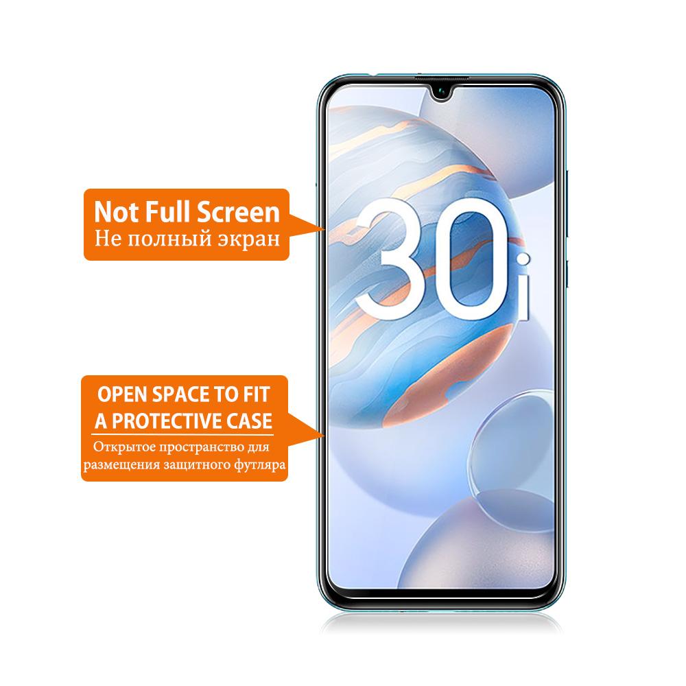 Изображение товара: 9D закаленное стекло для Huawei Honor 30i LRA-LX1 6,3 дюймов 9H 2.5D защитная пленка Взрывозащищенная прозрачная защита для ЖК-экрана