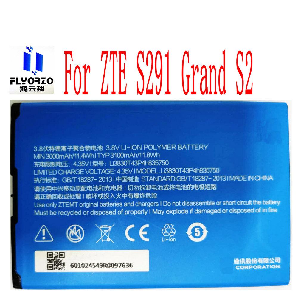 Изображение товара: Новый высококачественный аккумулятор 3000 мАч Li3830T43P4H835750 для ZTE S291 Grand S2 мобильный телефон