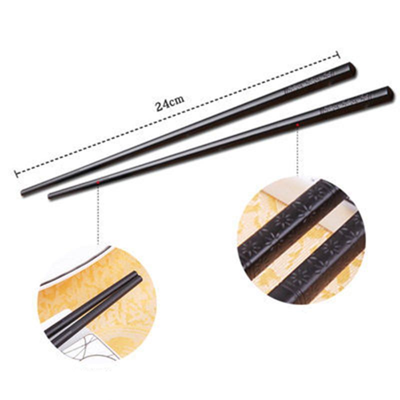 Изображение товара: Набор японских палочек для суши, многоразовые столовые приборы, пара Японских Палочек, Нескользящие, для кухни