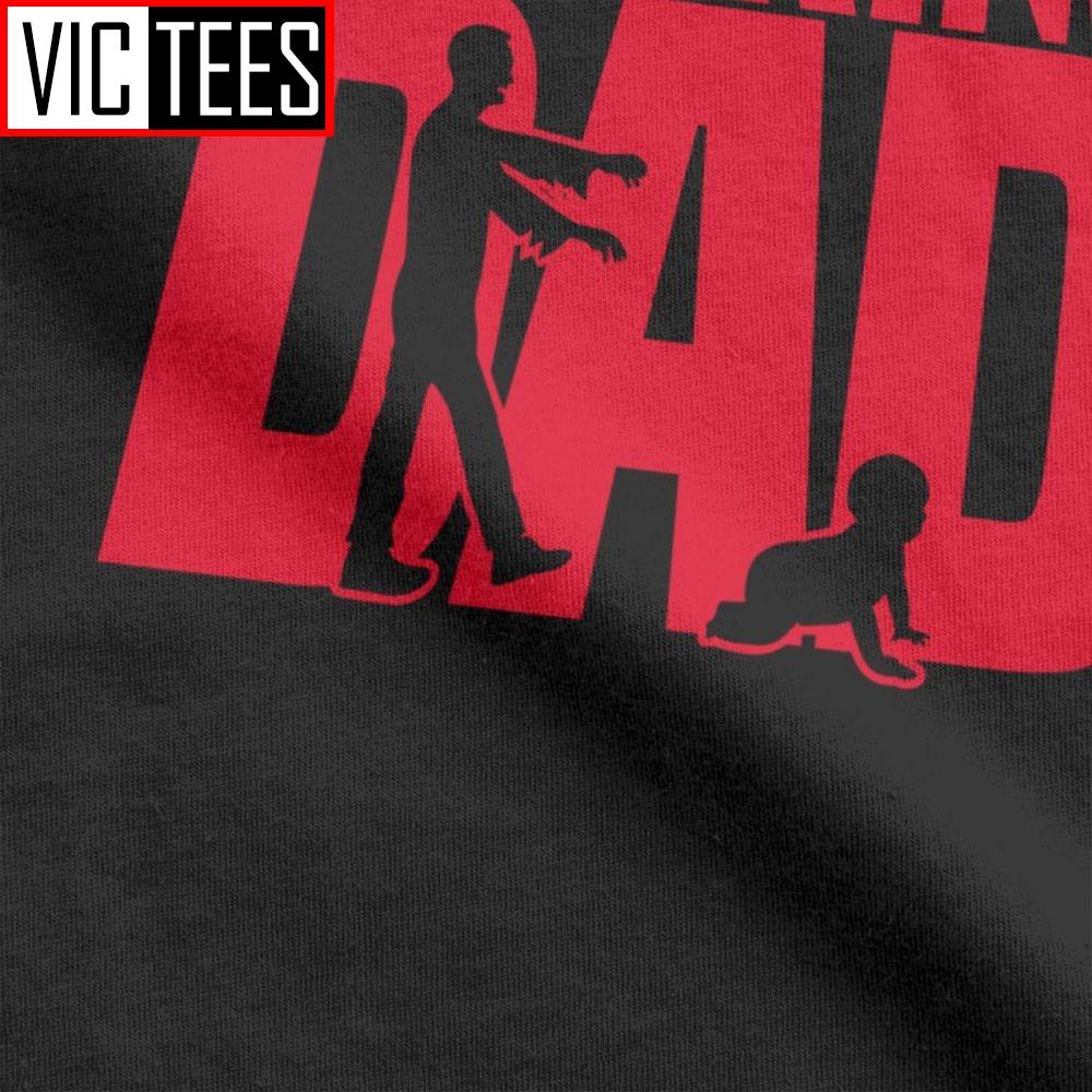 Изображение товара: Мужская футболка The Walking Dead The Walking Dad, простые футболки с коротким рукавом, футболка с круглым воротником, одежда, хлопковые футболки с принтом
