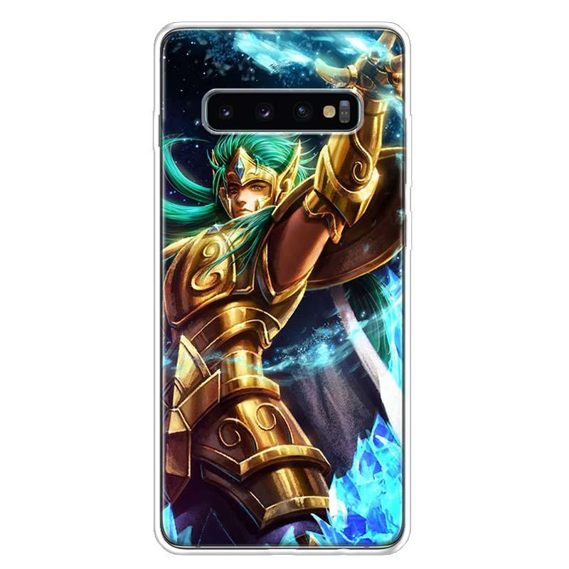 Изображение товара: Аниме Чехол Saint Seiya для телефона Samsung Galaxy S20 FE S21 S22 Ultra S10 Lite S9 S8 Plus S7 Edge J4 + художественный чехол