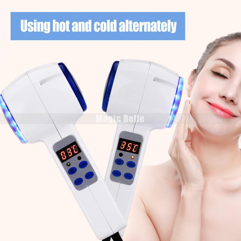 Изображение товара: Новинка, горячий холодный молоток для лифтинга лица, фотоновая светодиодсветильник для подтяжки кожи спа
