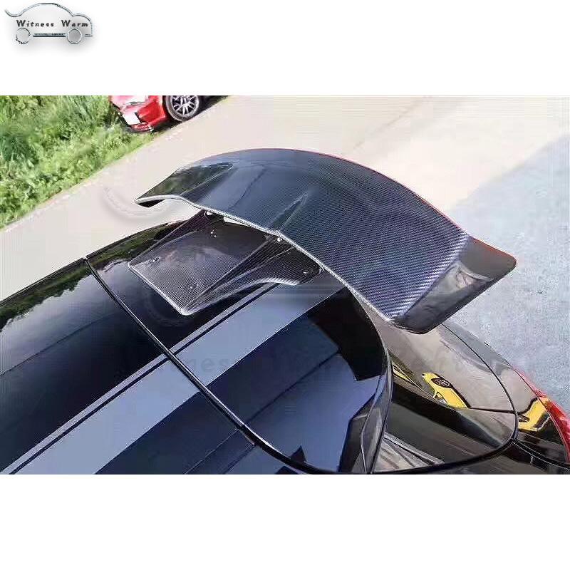 Изображение товара: Автомобильный спойлер W176, задний спойлер из углеродного волокна, крылья на крышу для Mercedes-benz A-class W176, комплект кузова автомобиля 2013-2018
