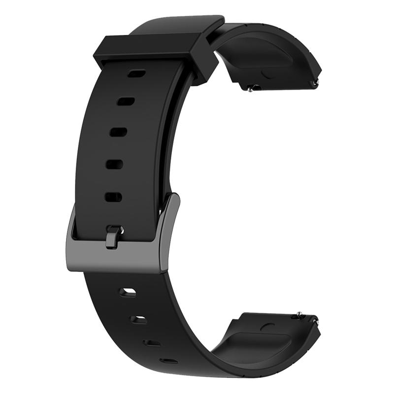 Изображение товара: Ремешок спортивный для XIAOMI Watch Band, мягкий силиконовый сменный черный браслет для Mi Watch