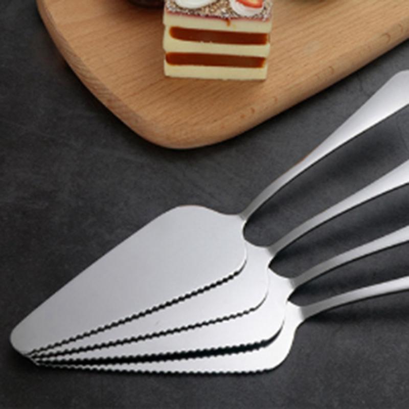 Изображение товара: Новая Лопата для торта, пиццы, сыра, резак, слайсер, инструмент для готовки из нержавеющей стали