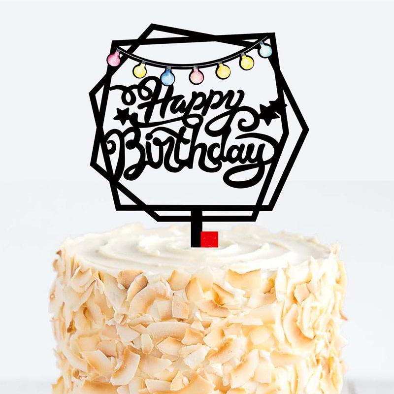 Изображение товара: Акриловые топперы для тортов на день рождения