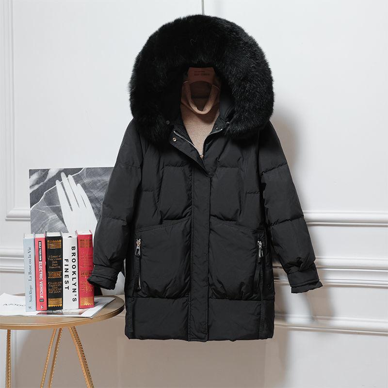 Изображение товара: Женская зимняя куртка на хлопковом наполнителе в иностранном стиле 2020 толстая пуховая парка с капюшоном свободное теплое Женское зимнее пальто Y605