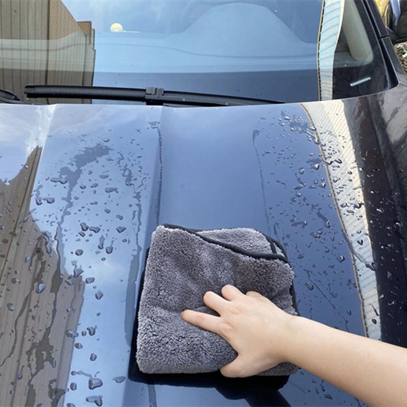 Изображение товара: Полотенце из микрофибры для мытья автомобиля, 1200 г/м2, 40x40 см