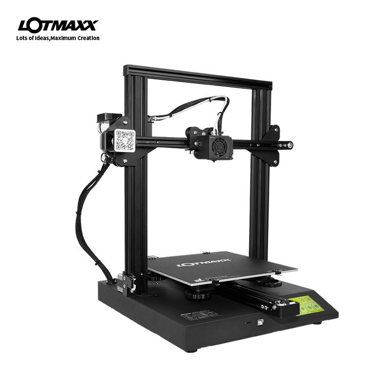 Изображение товара: Lotmaxx SC-10 3д принтер, комплект для быстрой сборки за 1 минуту, с 8 языками, 5,5-дюймовым сенсорным экраном, 3д принтер для деталей DIY