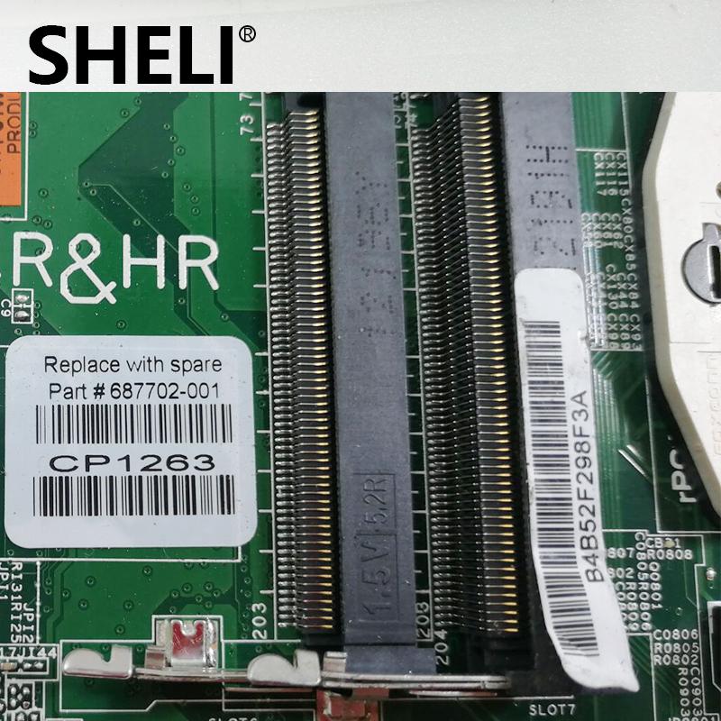 Изображение товара: Материнская плата SHELI для ноутбука HP CQ58 650 DDR3 687702-001, материнская плата 687702-501