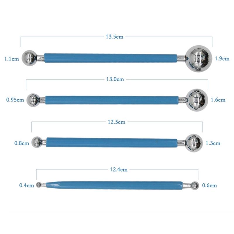 Изображение товара: 13 шт полимерные лепки, инструменты для лепки глины, Полировочная ручка, силиконовые наконечники, шариковый стилус, набор керамических глиняных инструментов