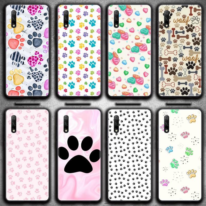 Изображение товара: dog footprint Paw Pattern Phone Case For Huawei Nova 6se 7 7pro 7se honor 7A 8A 7C 9C Play