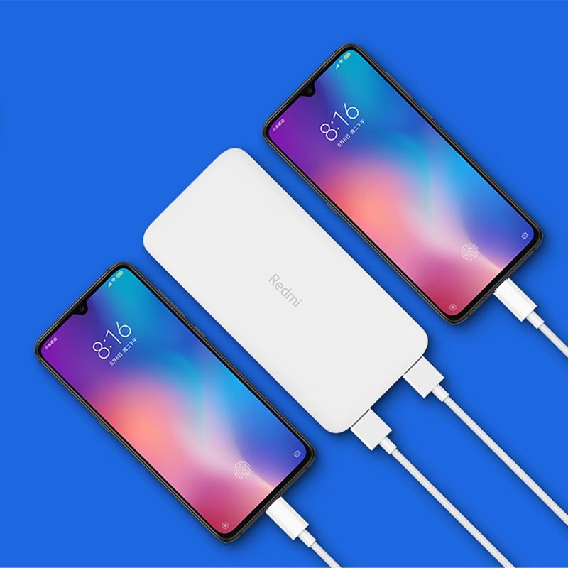 Изображение товара: Внешний аккумулятор Xiaomi Redmi, 10000 мАч, USB Type C, портативное зарядное устройство, внешний аккумулятор 10000 для умного дома