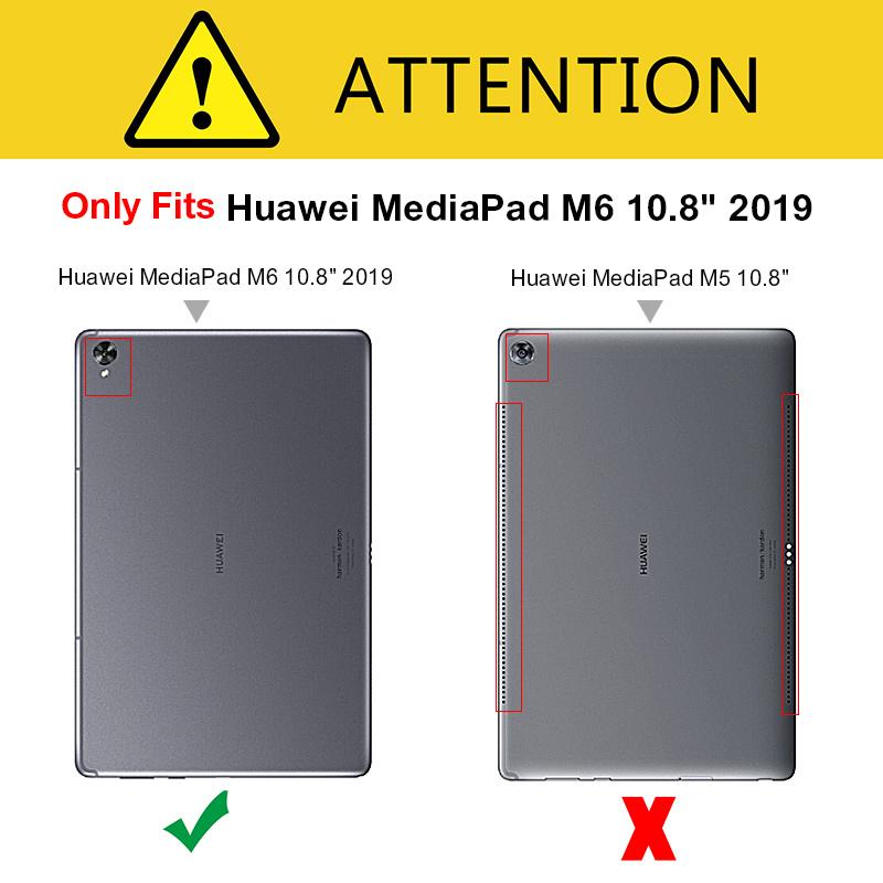 Изображение товара: Ретро Магнитный флип-чехол из искусственной кожи с оленем для Huawei MediaPad M6 10,8 2019, чехол-подставка для Huawei M6 10,8, чехол для планшета + подарок