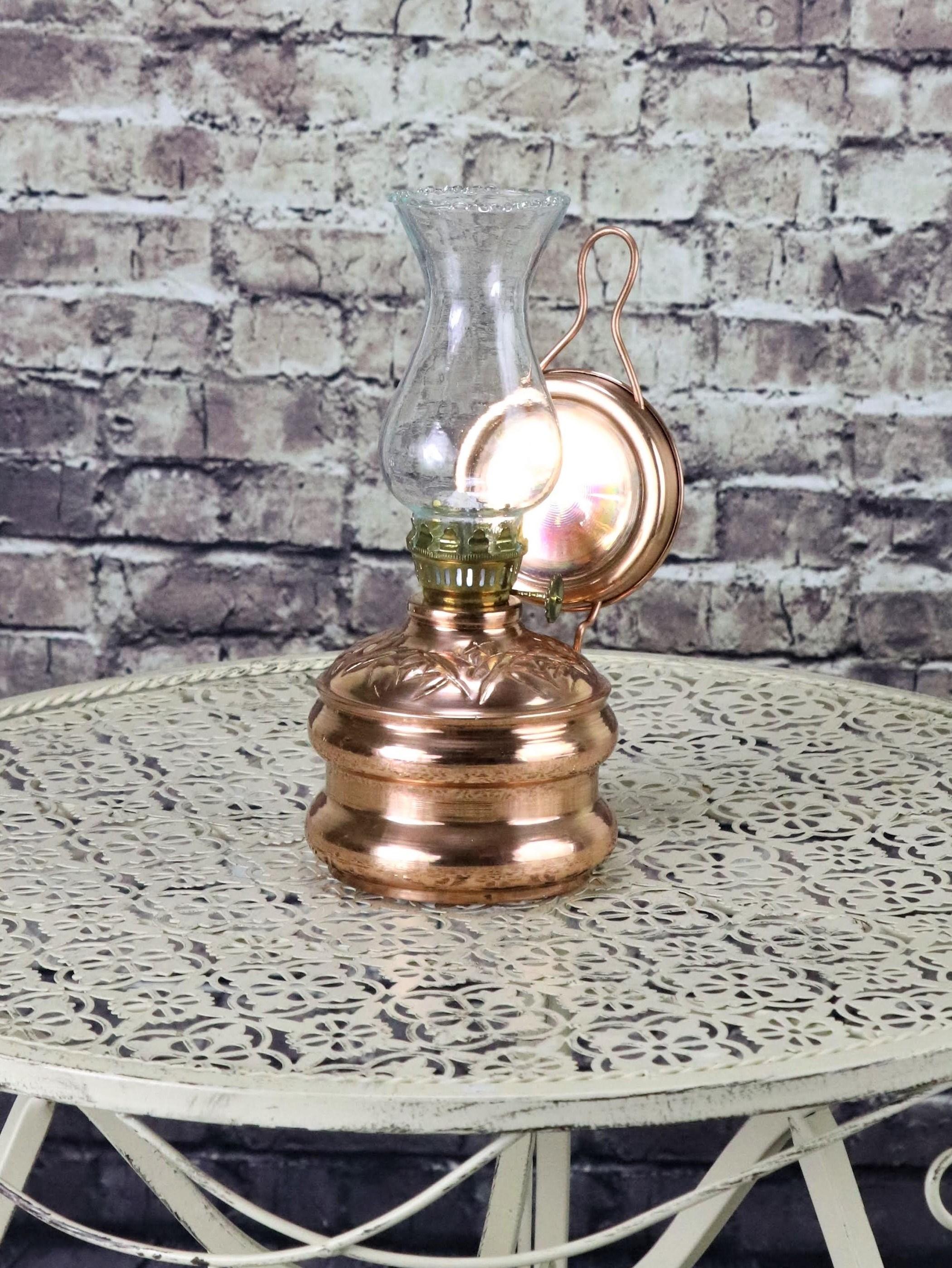 Изображение товара: Классическая маленькая декоративная газовая лампа SONAYCOPPER на английском языке, лампа для дачи, прикроватный светильник, фонарь, масляная лампа, медная газовая лампа