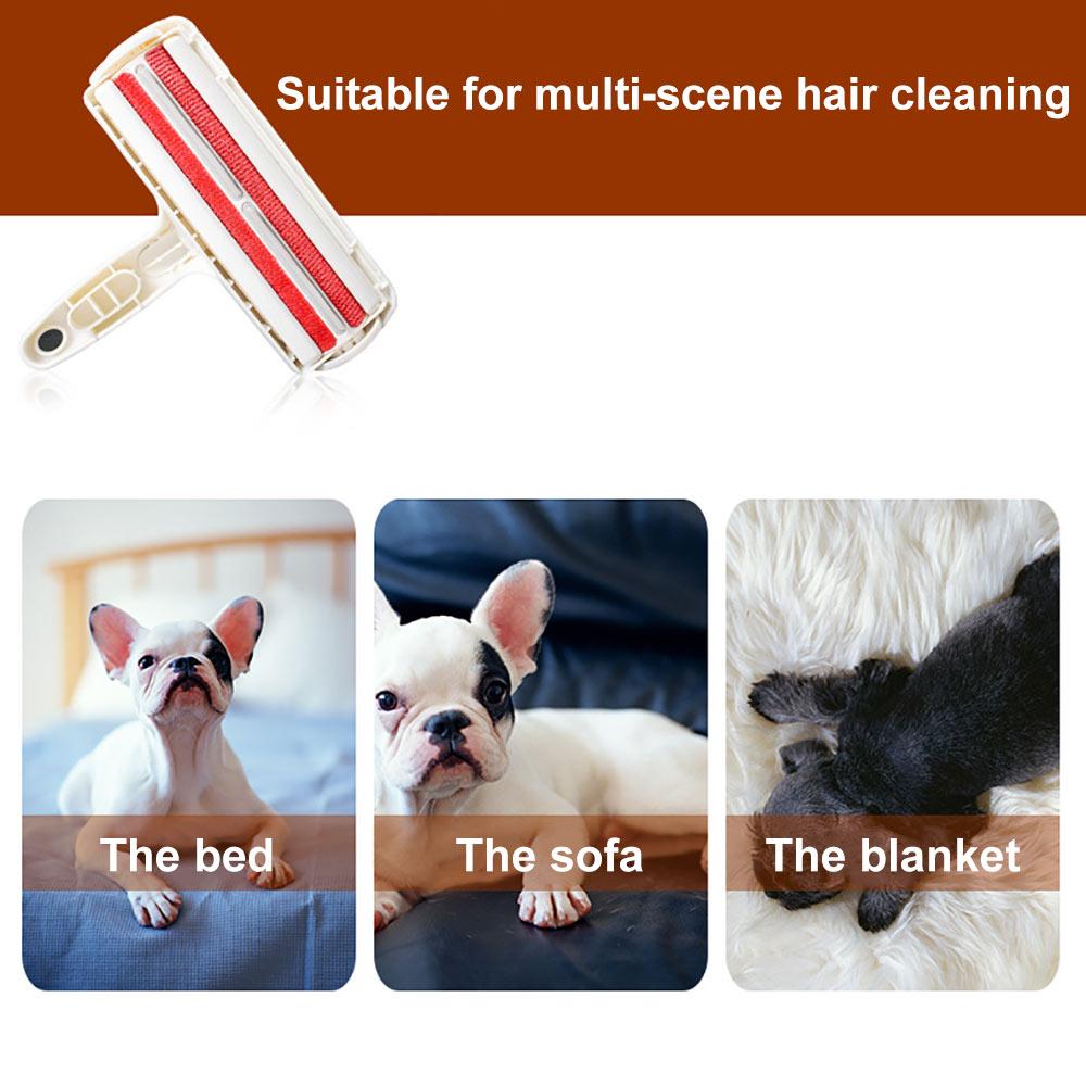 Изображение товара: Щетка для чистки собак и кошек, щетка для удаления волос для домашних животных, ролик для удаления собак и кошек, мебель для волос, ковры, одежда, самоочищающаяся ворса