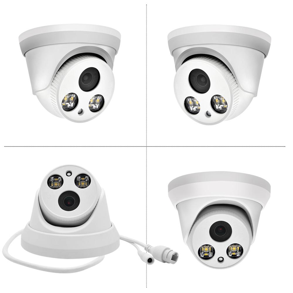 Изображение товара: Купольная IP-камера видеонаблюдения Hikvision, совместимая с ColorVu, 5 Мп, POE, 8 Мп, 1080P, 30 м, H.265, P2P, Plug & play, IPC
