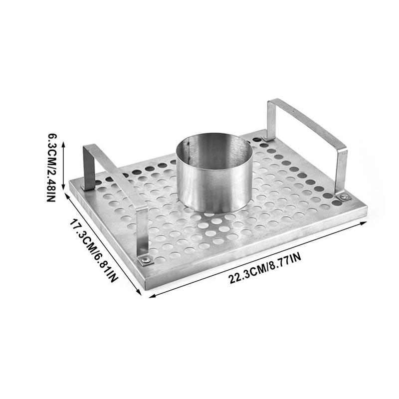 Изображение товара: Пивная банка стойка для жарки курицы Нержавеющая сталь для жарки и барбекю держатель Гриль Инструменты для кемпинга на открытом воздухе аксессуары