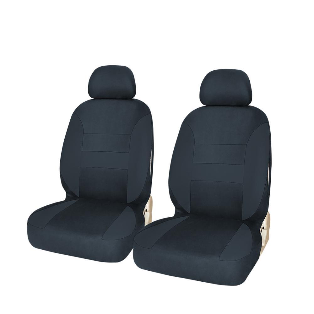 Изображение товара: Чехлы на автомобильные сиденья, 4 шт., универсальные, для передних сидений, для kalina Granta, lada priora, renault logan