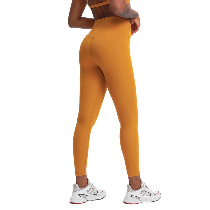 Изображение товара: Осенне-зимние штаны для йоги с высокой талией, женские леггинсы для спортзала, облегающие колготки с эффектом пуш-ап, Компрессионные спортивные женские штаны для фитнеса