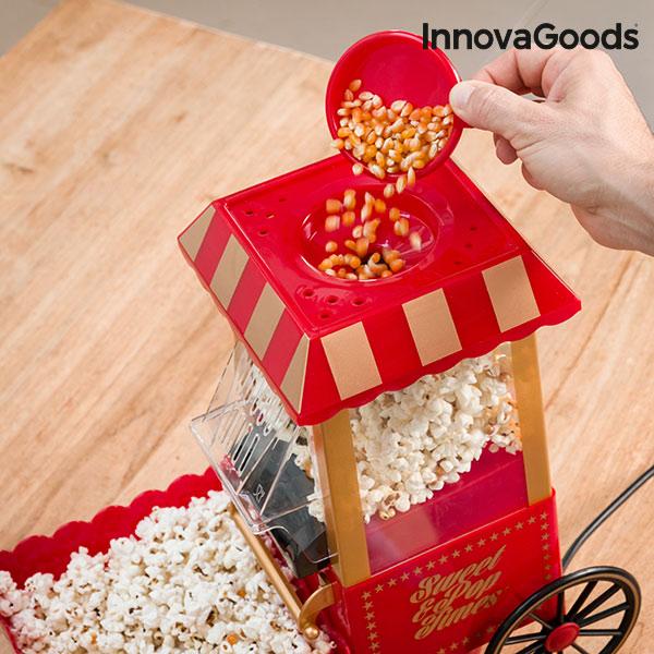 Изображение товара: Машина для приготовления попкорна InnovaGoods Sweet & Pop Times, 1200 Вт, красная