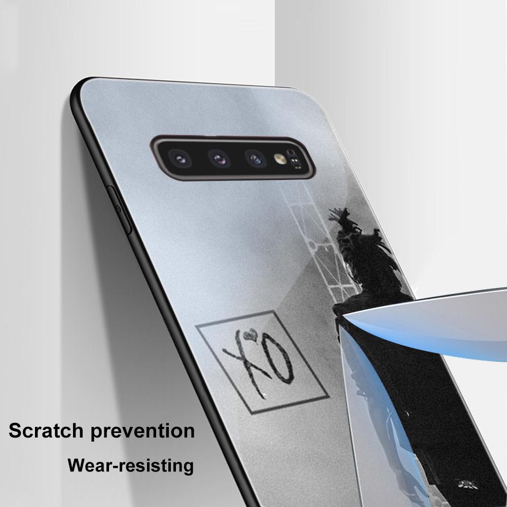 Изображение товара: Чехол Weeknd XO для Samsung Galaxy S10 S9 S8 S7 S10e S20 Ultra A51 A71 A50 A40 A20E A70 30 Note 20 10 9 8 Plus, закаленное стекло