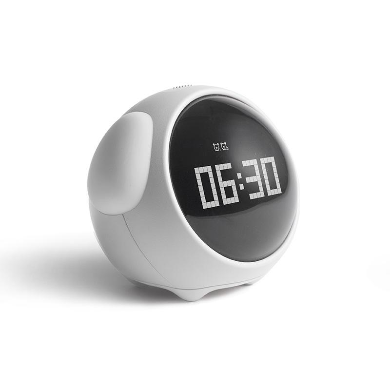 Изображение товара: Новый детский светодиодный смарт-будильник пиксельный дисплей Голосовое управление ночсветильник часы интересный детский подарок цифровые часы