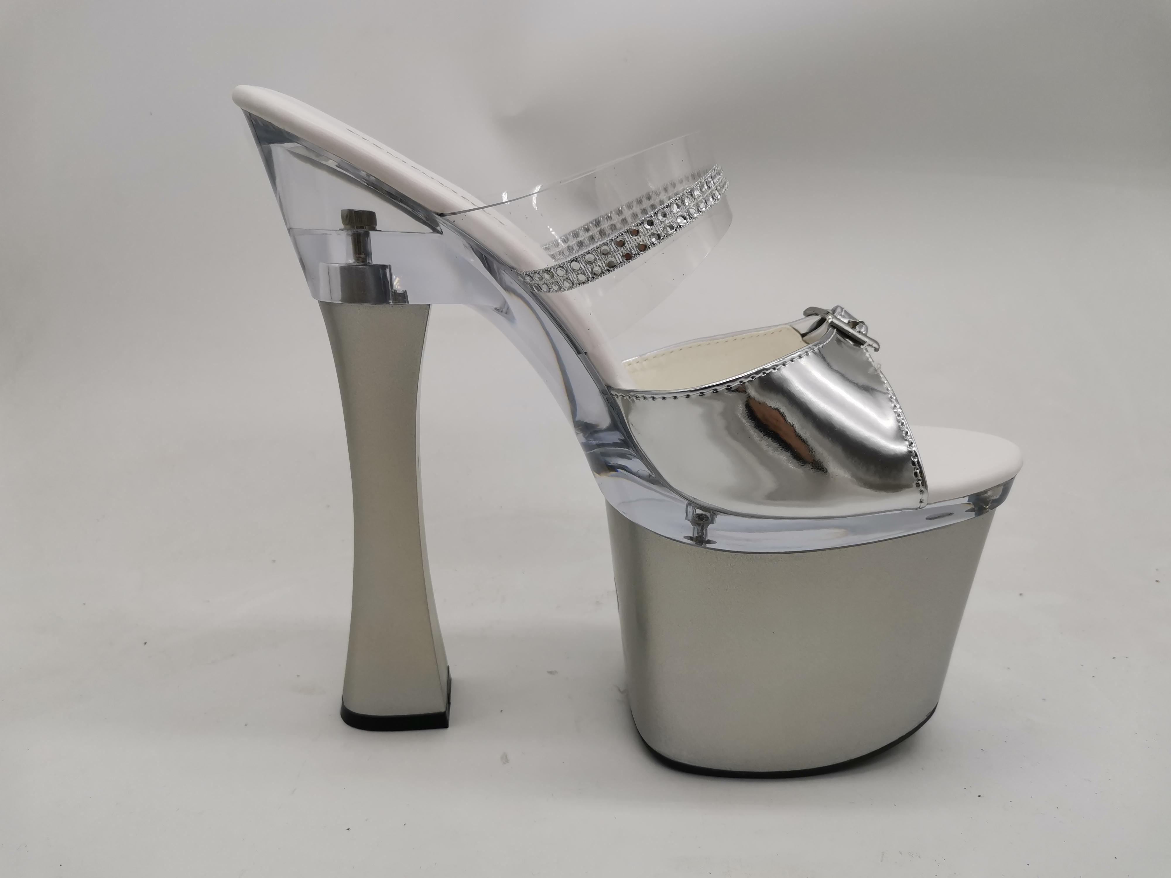 Изображение товара: Новинка, туфли на высоком каблуке 18 см, клубная ночная обувь, сексуальная обувь для танцев на шесте, женская обувь на платформе, танцевальная обувь