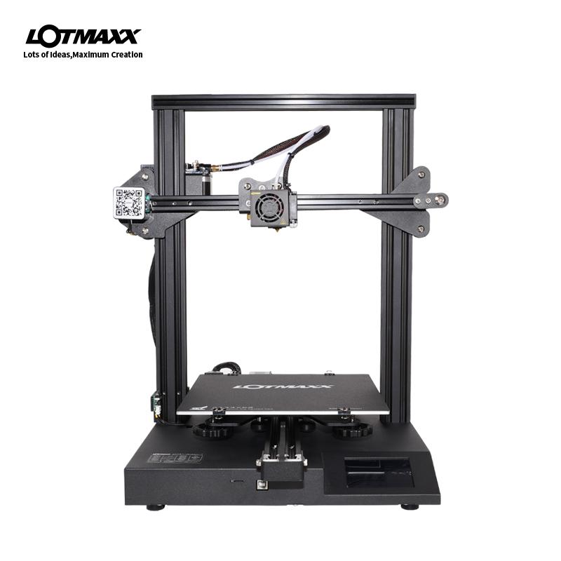 Изображение товара: Lotmaxx SC-10 3д принтер, комплект для быстрой сборки за 1 минуту, с 8 языками, 5,5-дюймовым сенсорным экраном, 3д принтер для деталей DIY