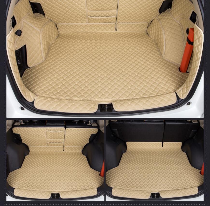Изображение товара: Вышивка для автомобиля, кожаная подкладка для багажника, подкладка для грузов, подкладка для ног для Honda XRV VEZEL 2015-2019