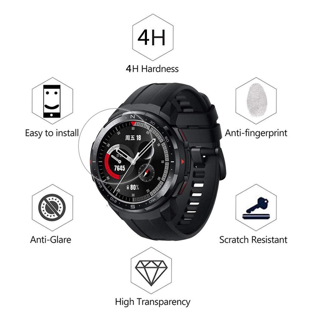 Изображение товара: Защитная пленка для смарт-часов Huawei Honor Watch GS Pro, 0,15 мм, Гидрогелевая, не стекло, 3 шт.