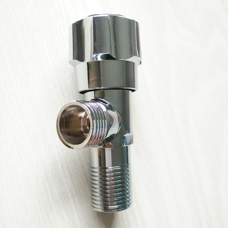 Изображение товара: Треугольный клапан для водонагревателя унитаза, медный клапан для остановки воды, восемь быстро открывающихся взрывозащищенных угловых клапанов