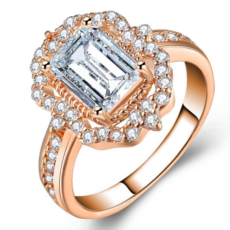 Изображение товара: Женское Обручальное Кольцо Milangirl, белое кольцо из циркона, ювелирные изделия из кристаллов, обручальные кольца для женщин