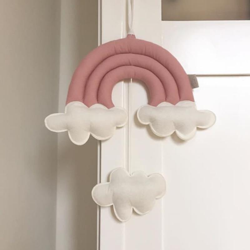 Изображение товара: Подвесные Украшения для детской комнаты, в скандинавском стиле, с облаками, радужными каплями дождя