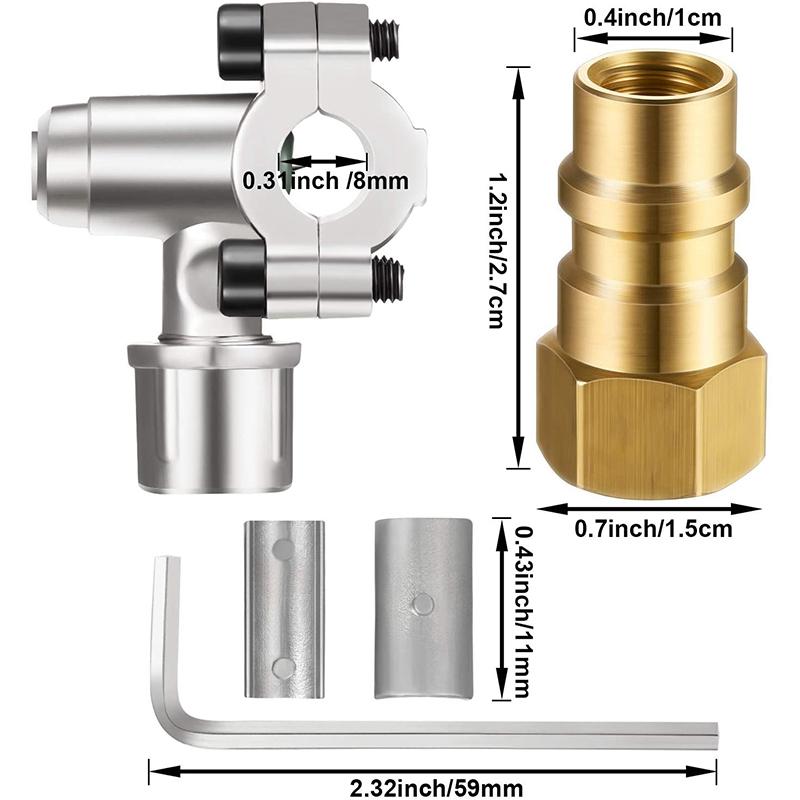 Изображение товара: 3 пакета BPV31 набор пробивных клапанов u-зарядный шланг хладагент может нажать с манометром R134A можно подключить к порту R12/R22