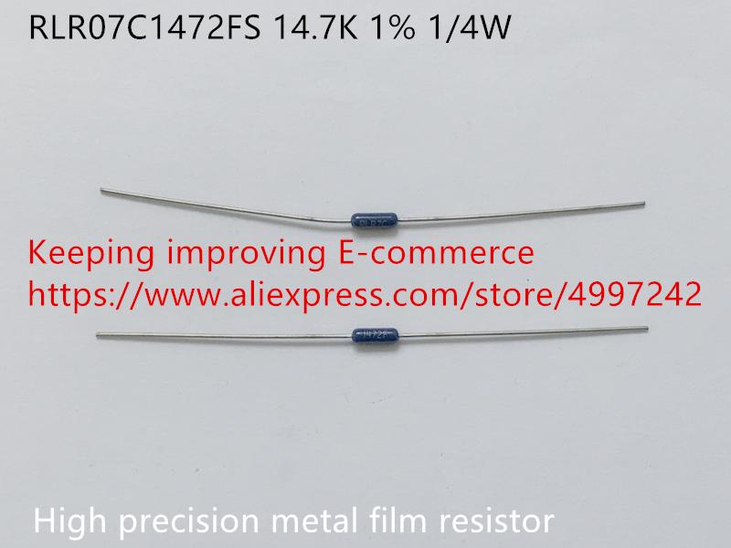 Изображение товара: Оригинальный Новый Высокоточный металлопленочный резистор (индуктор) 100% RLR07C1472FS 14,7 K 1% 1/4W