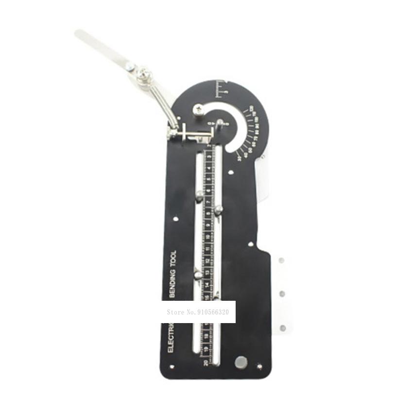 Изображение товара: Модернизированный BORX-026 гибочный станок, ручной гибочный инструмент для медной проволоки, портативный гибочный станок для маленьких проводов и кабелей, 30-120 градусов