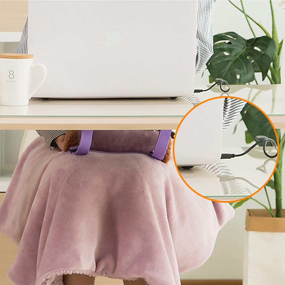 Изображение товара: Многофункциональное одеяло с подогревом USB, офисное одеяло с подогревом, нагревающееся электрическое одеяло с подогревом, регулируемое