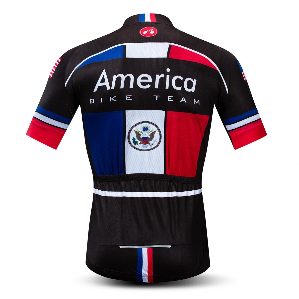 Изображение товара: Комплект велосипедных футболок, Мужская одежда для горного велосипеда, летние велосипедные костюмы для горного велосипеда, дышащая одежда с защитой от УФ-лучей