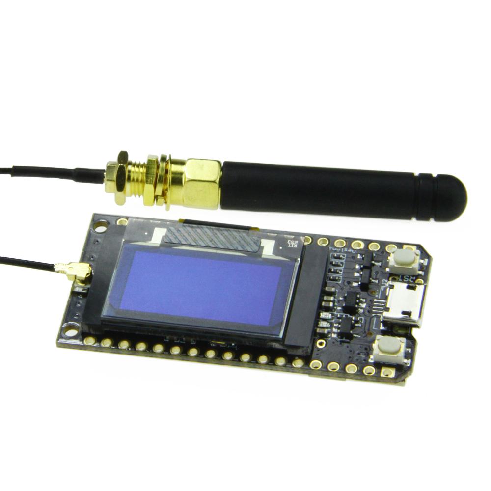 Изображение товара: TTGO LORA32 868 МГц ESP32 LoRa OLED 915 дюймов дисплей Bluetooth WIFI ESP32 фотомодуль с антенной