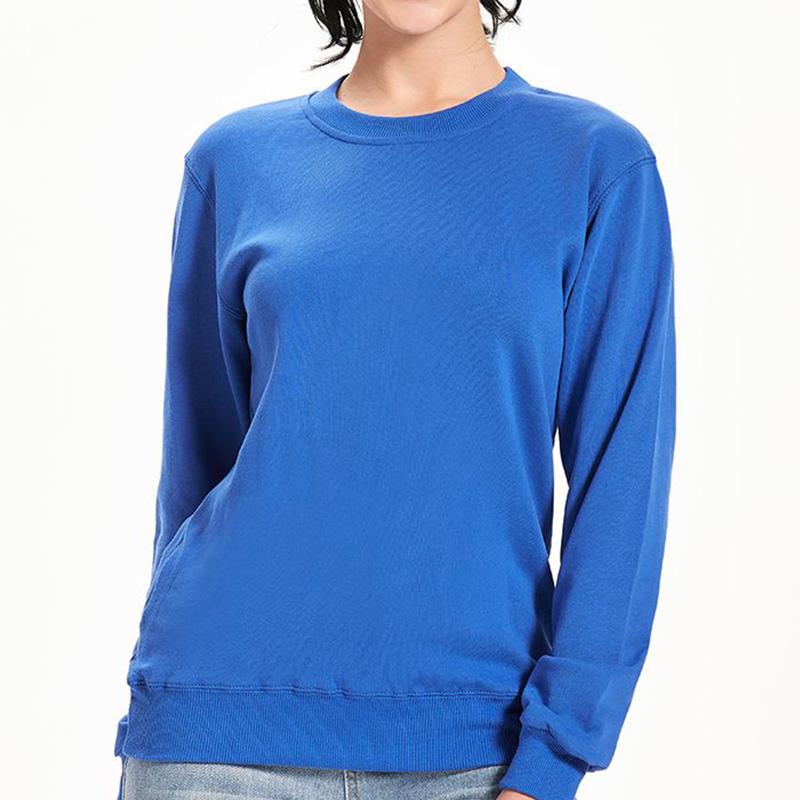 Изображение товара: Пуловер унисекс, однотонный, с принтом на заказ, для пары, индивидуальные толстовки