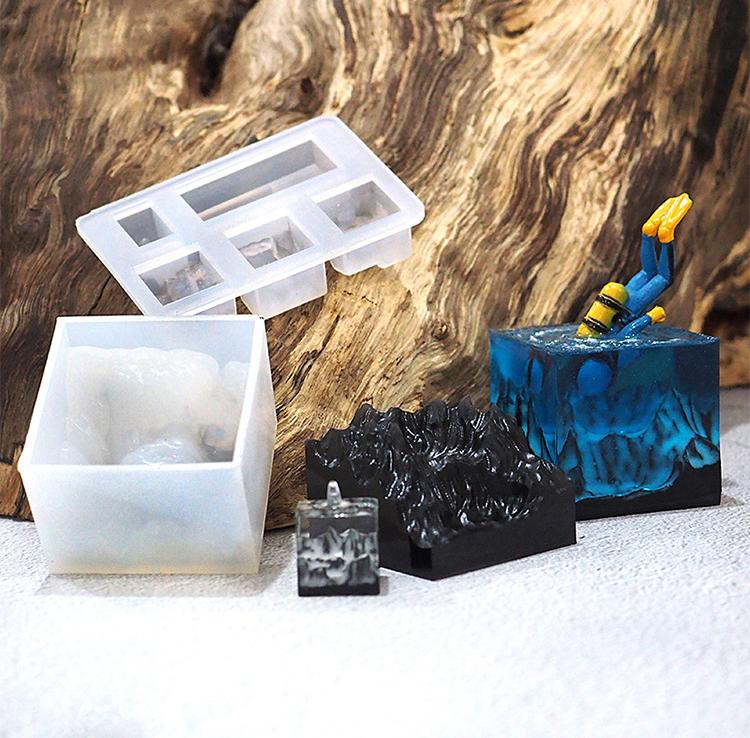 Изображение товара: Popular1PC силиконовая форма для ювелирных изделий в форме горы, подвеска, инструменты для изготовления ожерелья для хранения