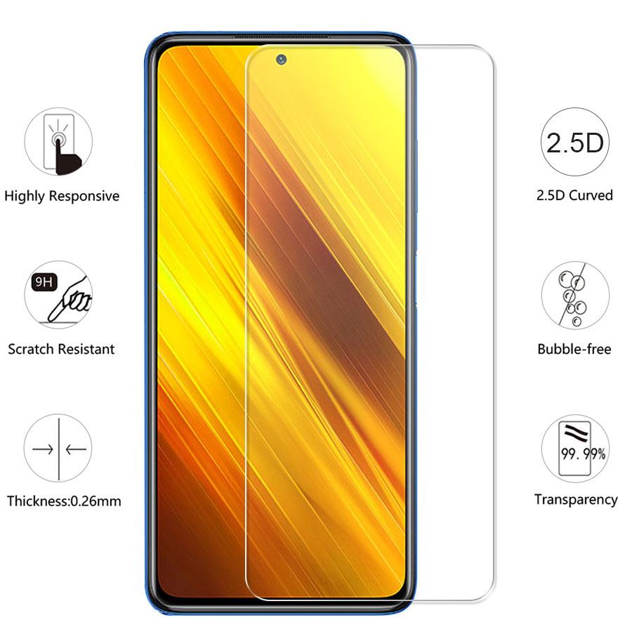 Изображение товара: 1 2 3 шт. защитное стекло на xiomi pocox3 pocophone poco x3 pocox 3 f2pro x 3 f 2 f2 pro pocophonex3 poкоф2 pro Защитная пленка для экрана телефона