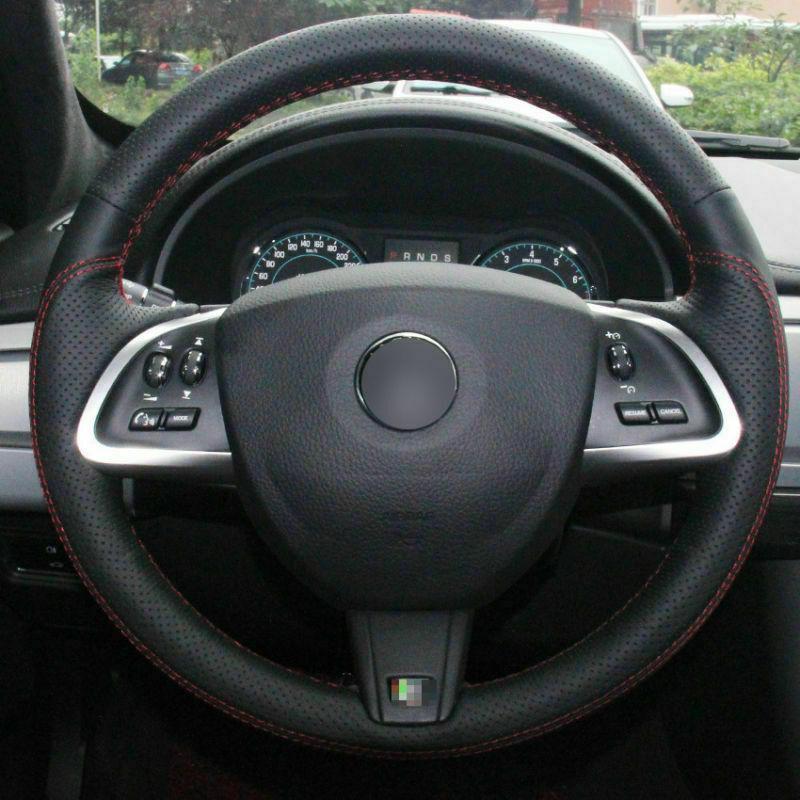 Изображение товара: Чехол с ручной строчкой на руль для Jaguar XF S XF Sportbrake 2014 2015