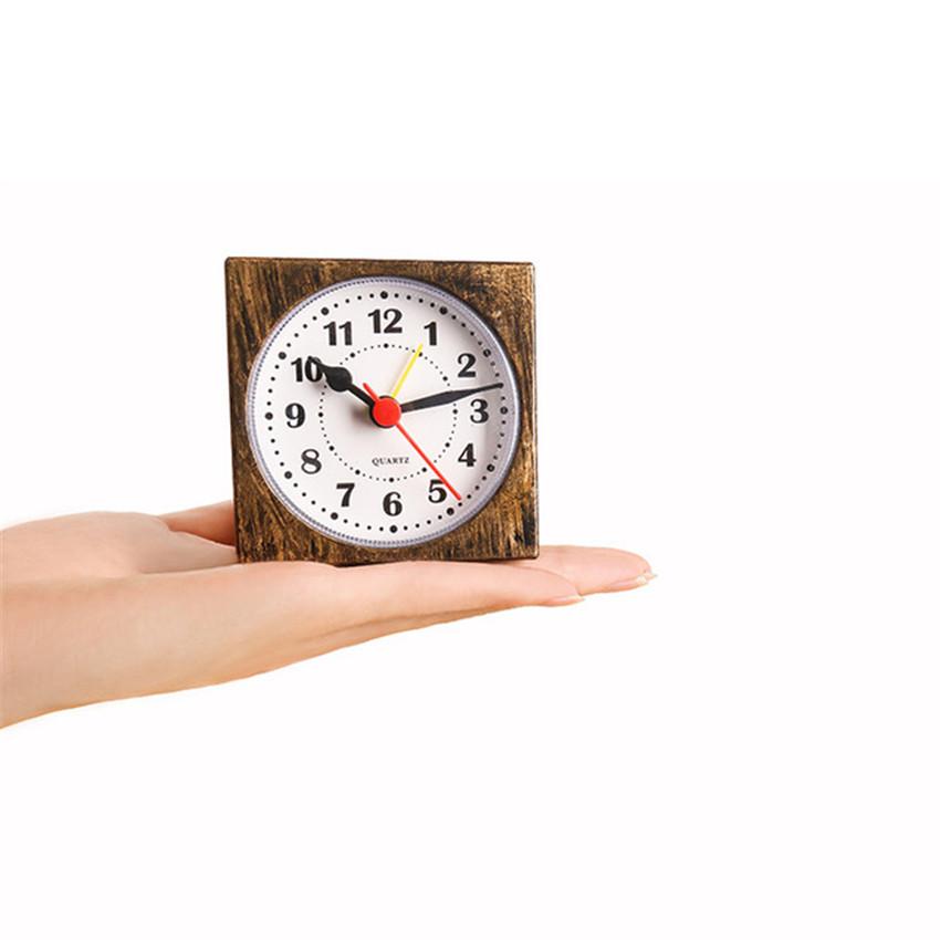 Изображение товара: 1 шт. Ретро вилочный будильник креативные съемные цифровые часы с циферблатом украшения, студенческие прикроватные часы будильника украшение дома
