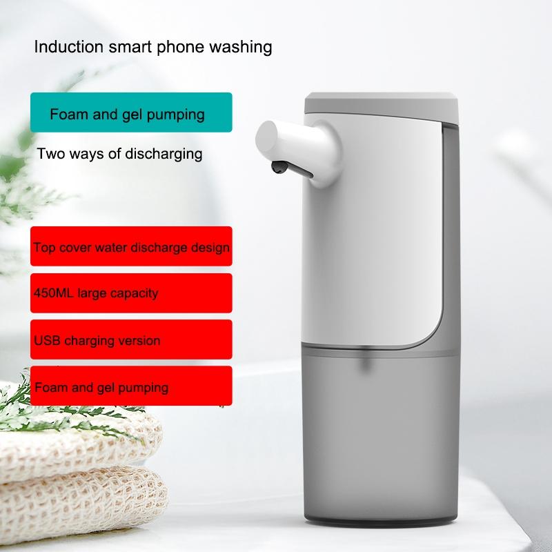 Изображение товара: Automatic Soap Dispenser 450ML perfectless Foaming Soap Dispenser Hands-Free USB Charging Electric Soap Dispenser