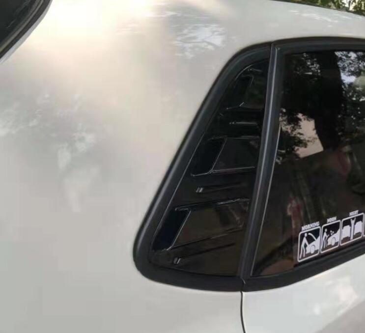 Изображение товара: Для VW polo 2011-2018 Седан ABS задняя треугольная задняя дверь оконные шторы жалюзи Рамка оконный порог молдинг крышка наклейка отделка