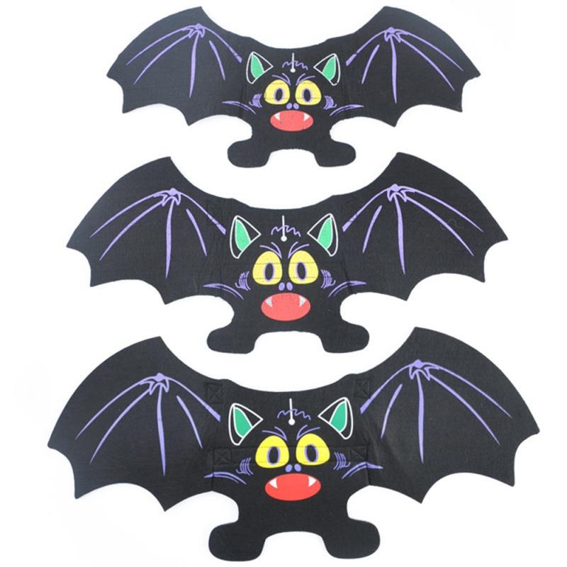 Изображение товара: Костюм летучей мыши для Хэллоуина, маскарадный костюм для маленьких собак среднего размера, забавная праздничная одежда для домашних животных, одежда для кошек