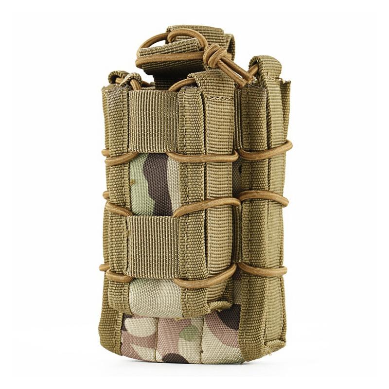 Изображение товара: Сумка Molle, тактическая сумка с двойной пулей, на открытом воздухе, для охоты, армейских тренировок, штурма, CS, Портативная сумка для быстрого подсумок, аксессуары